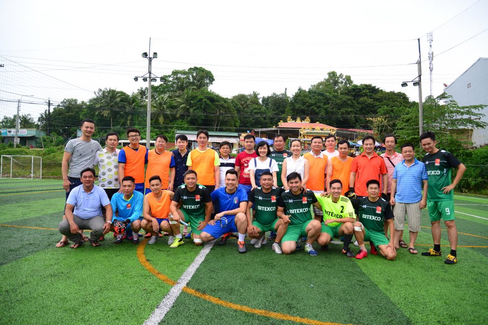 North-South football match at Phu Quoc Island in summer of 2018