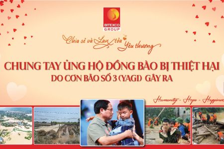 CBNV Bitexco chung tay ủng hộ đồng bào khắc phục hậu quả cơn bão số 3 (YAGI)