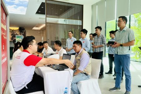 Sôi nổi không khí Ngày hội hiến máu Bitexco 2025 tại Hà Nội